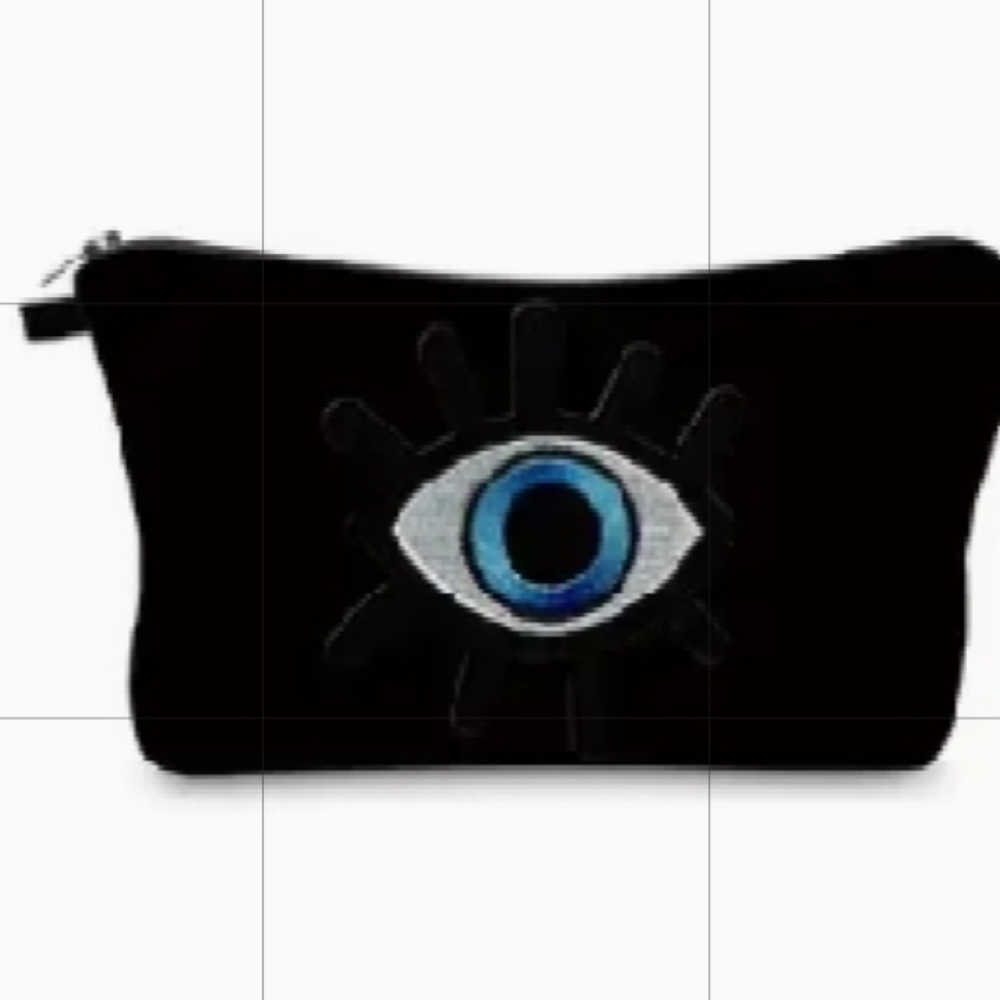 Evil eye clutch